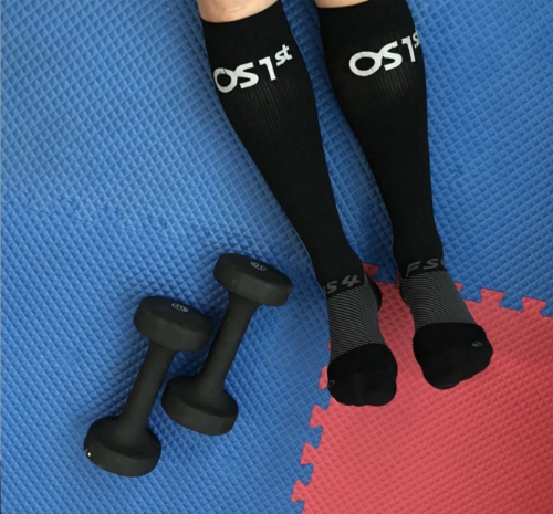 OS1st(オーエスファースト)/ FS4+ オーバーザカフコンプレッションブレーシングソックス【ランニングソックス 足底筋膜炎 着圧ソックス 疲労軽減 コンプレッションソックス スポーツ 靴下】